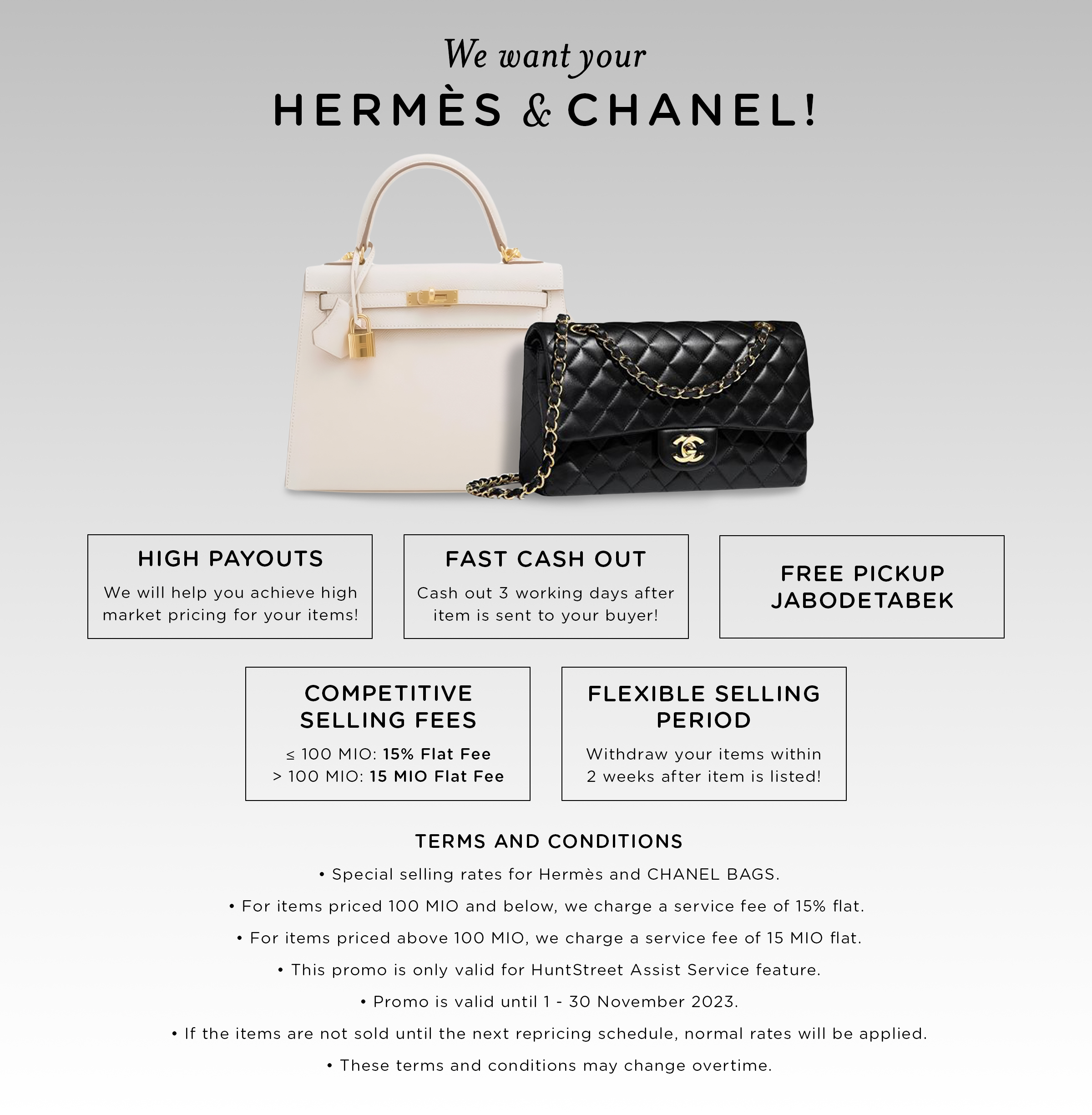 We Want Your Hermes and Chanel