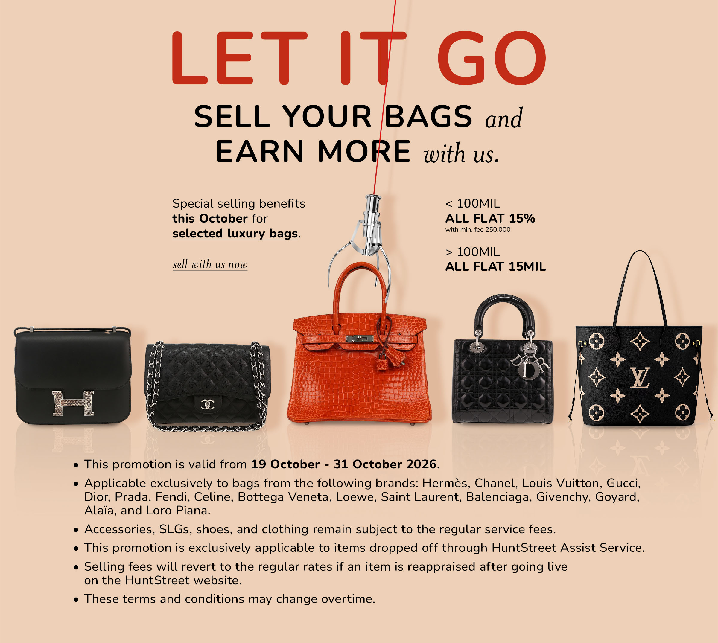 Sell Your Bags and Earn More
