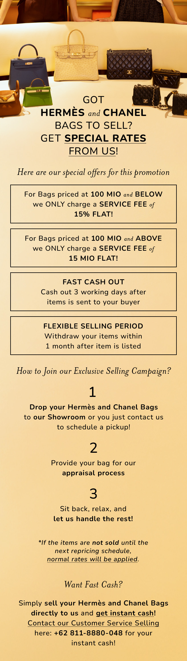 Hermes and Chanel