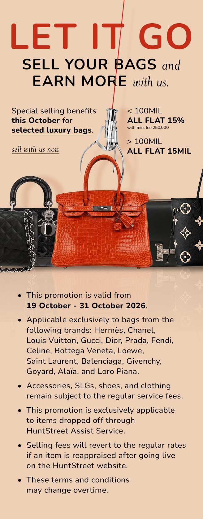 Sell Your Bags and Earn More