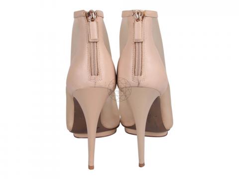 Sell BCBG Maxazria Gamma Open Toe Mesh Bootie Nude HuntStreet