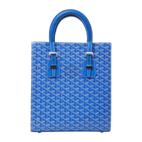 goyard tote bag blue