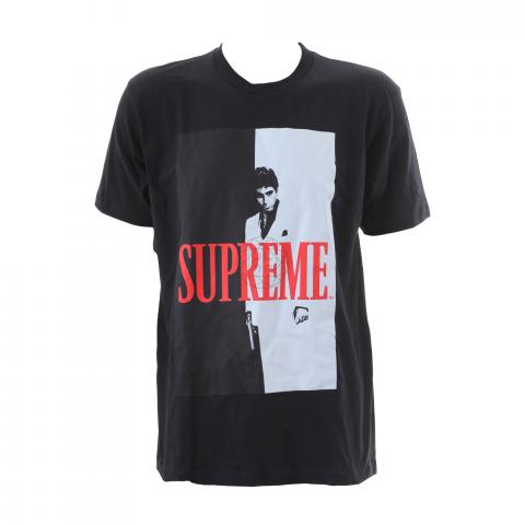 supreme scarface tee black