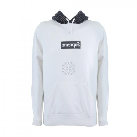 supreme comme des garcons box logo hoodie
