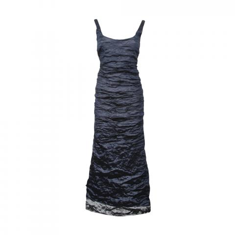 Sell Nicole Miller Crinkled Mermaid Dress - Blue/Green | HuntStreet.com