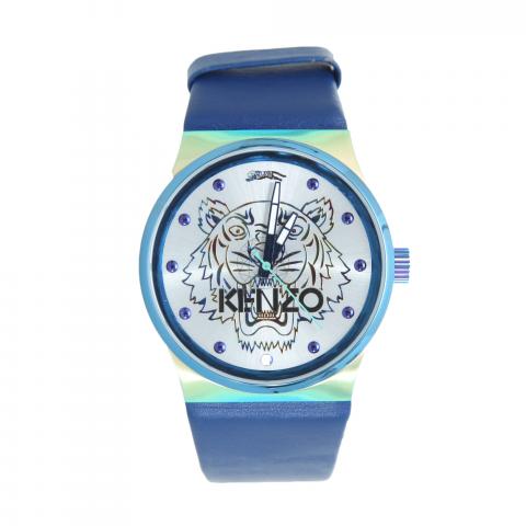 Sell Kenzo Rainbow Leather Tiger Watch Blue HuntStreet