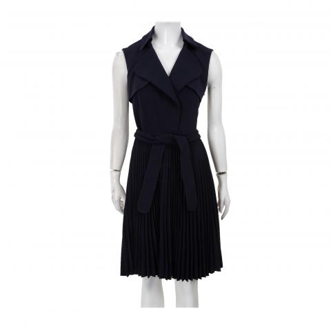 karen millen pleated trench dress