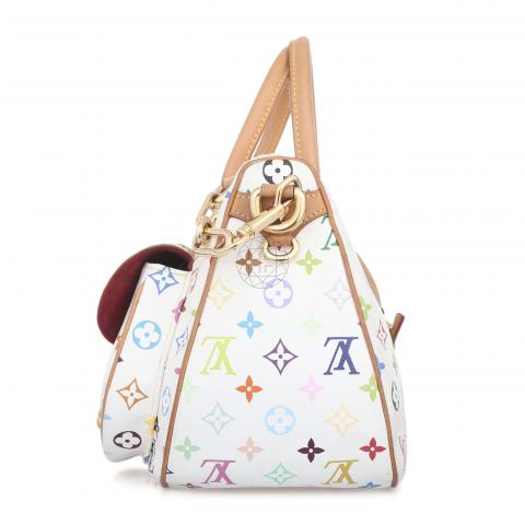 Rita cloth handbag Louis Vuitton Multicolour in Cloth - 30606285