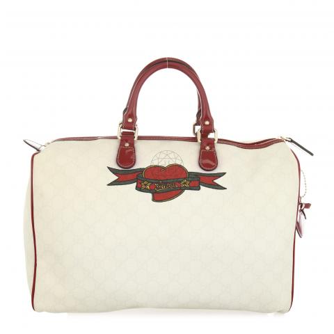 Gucci Limited Edition Boston bag with Love Heart Tattoo Bag