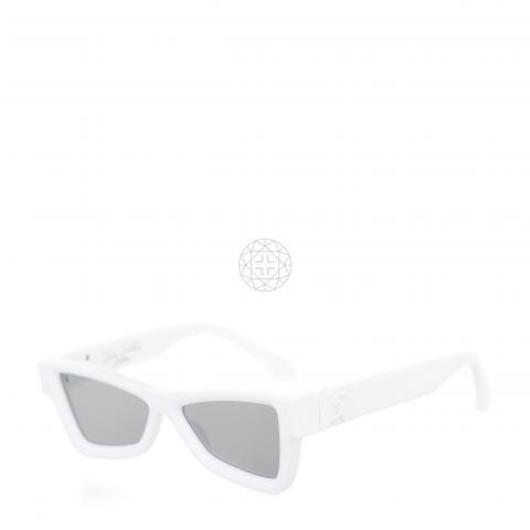 LOUIS VUITTON Sunglasses 54 16 White Skeptical Z1162E Unisex Auth