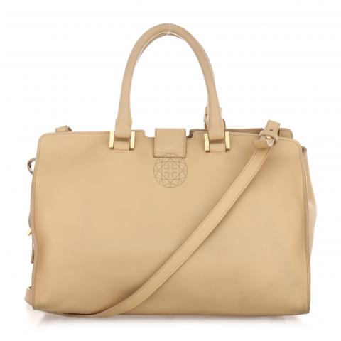 Saint Laurent, Bags, Saint Laurent Cabas Sac Ligne Y Medium Beige