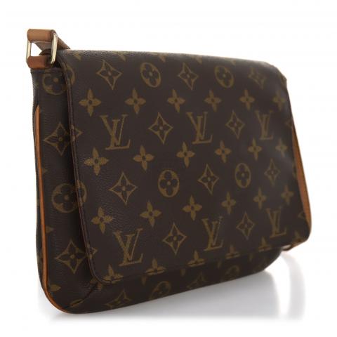 Louis Vuitton Brown Monogram Musette Tango Long Strap Cloth ref.726247 -  Joli Closet
