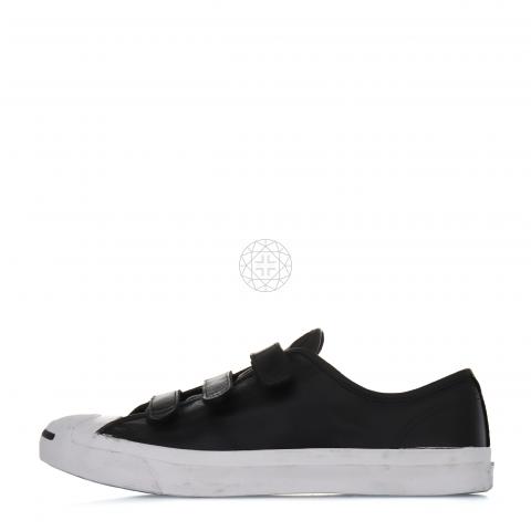Sell Converse Jack Purcell Velcro Leather Sneakers - Black 