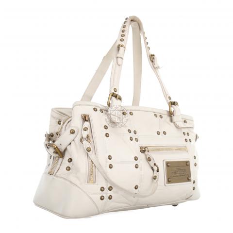 Sell Louis Vuitton Rivet Studded Shoulder Bag - Off-White