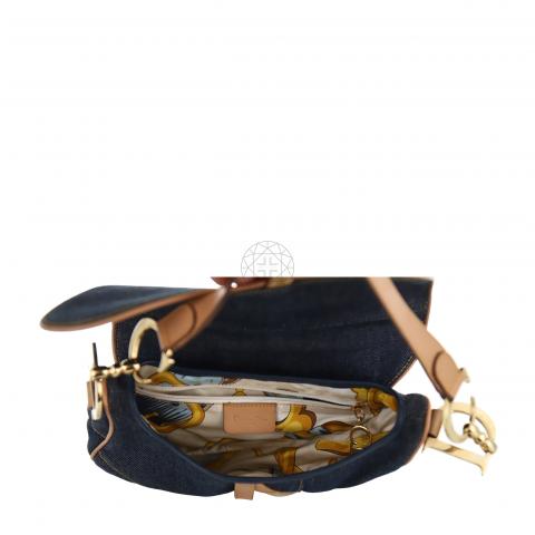 Christian Dior vintage light denim saddle bag - AGL2307 – LuxuryPromise