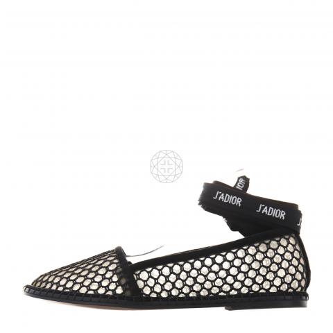 Sell Christian Dior Nicely-D Lace Up Espadrille Black