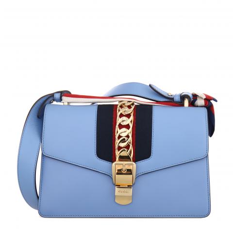 Gucci sylvie bag cheap blue