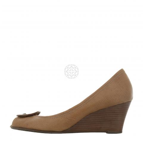 Tory burch hot sale suede wedges