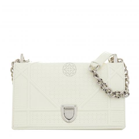 Sell Christian Dior Patent Small Diorama Bag - White