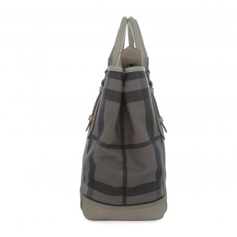 Sell Burberry Smoked Nova Check Tote Bag - Grey 