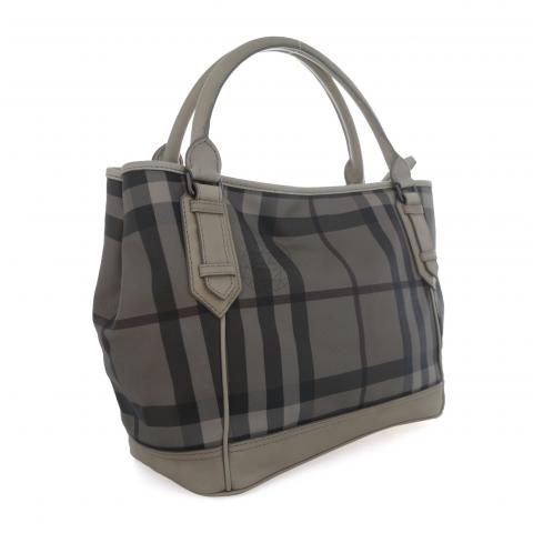 Burberry smoked 2024 check bag