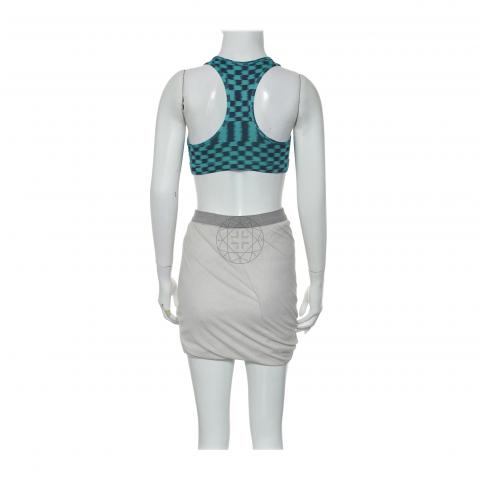 nike checkered sports bra