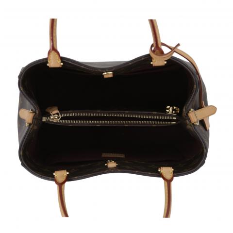 Louis Vuitton Montaigne MM Brown Cloth ref.70502 - Joli Closet