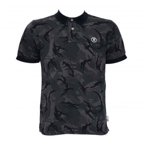 Sell AAPE by A Bathing Ape Camo Polo Shirt Dark Grey