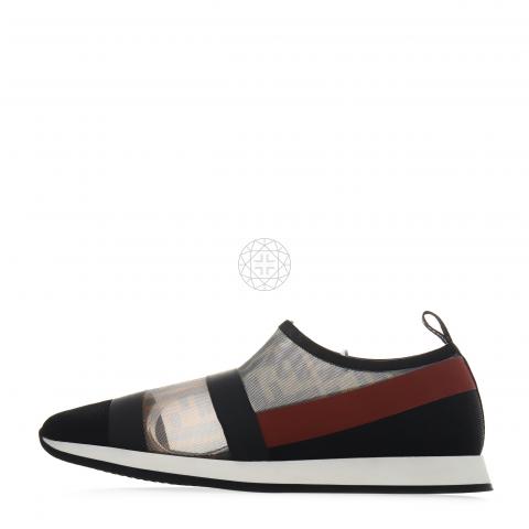 fendi embellished satin sneakers