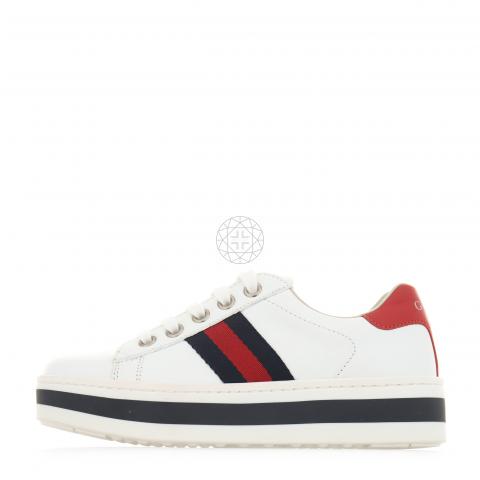 Ace leather sneaker gucci on sale sale