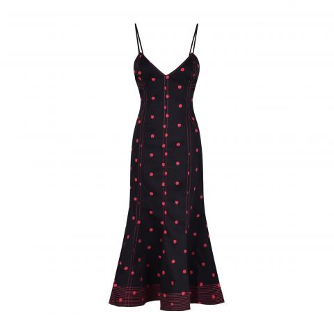knee length dresses for ladies C/Meo Collective Blue Good Thing Midi Dress main image 1