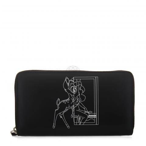 Sell Givenchy Bambi Zip-Around Wallet - Black 