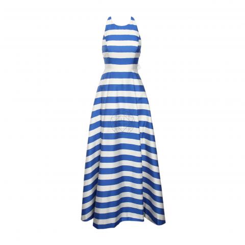 Sell Alice + Olivia Sleeveless Stripe Long Dress - Blue | HuntStreet.com Sell Alice + Olivia Sleeveless Stripe Long Dress - Blue | HuntStreet.com