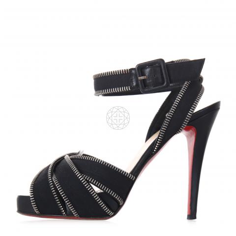 Louboutin zipper heel best sale