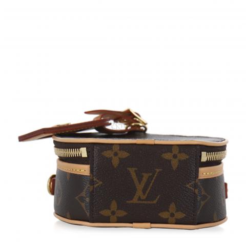 Louis Vuitton Monogram Mini Boite Chapeau Necklace Bag - Brown Mini Bags,  Handbags - LOU769911