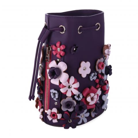 Sell Marina Hoermanseder Kasper Flower Bucket Bag - Purple