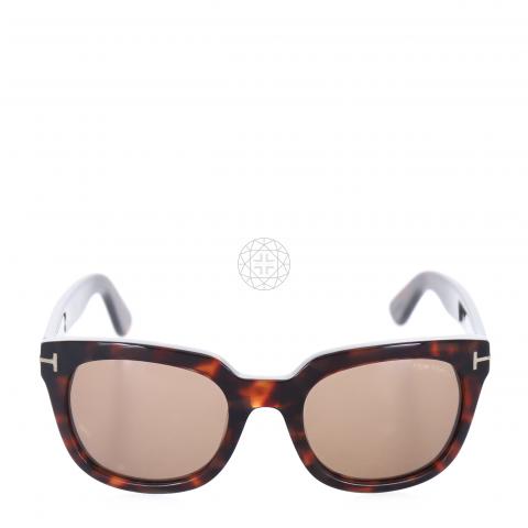 Sell Tom Ford Campbell Tortoiseshell Sunglasses - Dark Brown |  