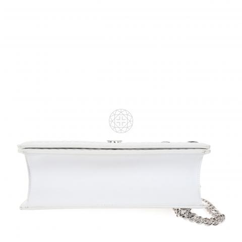 Christian Dior Diorama Flap Bag Embellished Python Medium For Sale at  1stDibs