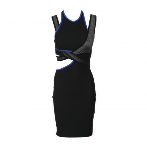 Sell Alexander Wang x H&M Criss Cross Dress - Black/Blue | HuntStreet.com