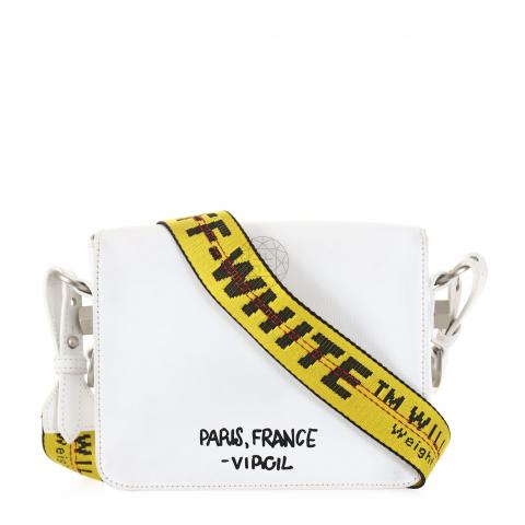 Sell Off-White 'For Display Only' Binder Flap Bag - White
