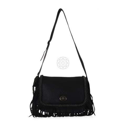 COACH Dinky Crossbody in Cervo Suede with Fringe | Bloomingdale's