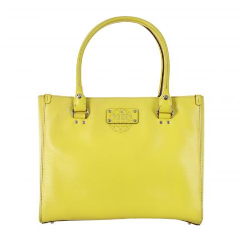 Sell Kate Spade New York Leather Tote Bag - Yellow 