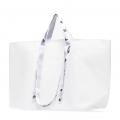 OFF-WHITE Calfskin Sculpture Tote Bag White 1110666