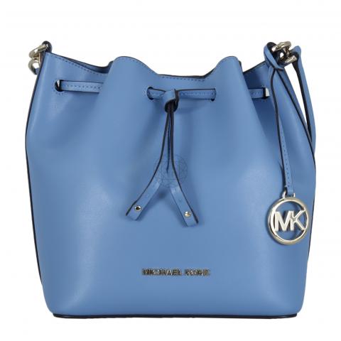 Sell Michael Kors Leather Bucket Bag - Blue 