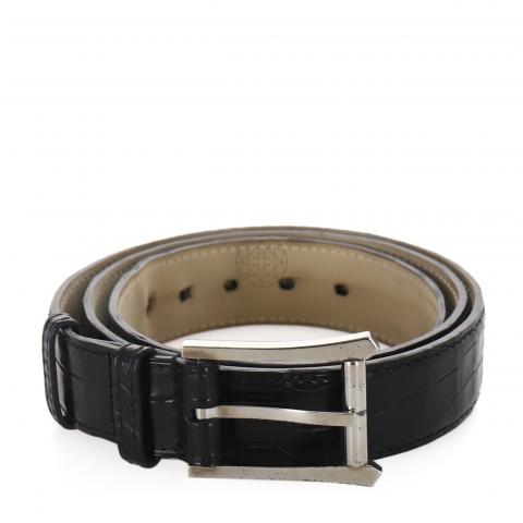 Sell John Lobb Crocodile Buckled Belt Black Huntstreet Com