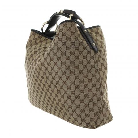 Gucci GG Canvas Hobo Bag (SHG-33744) – LuxeDH