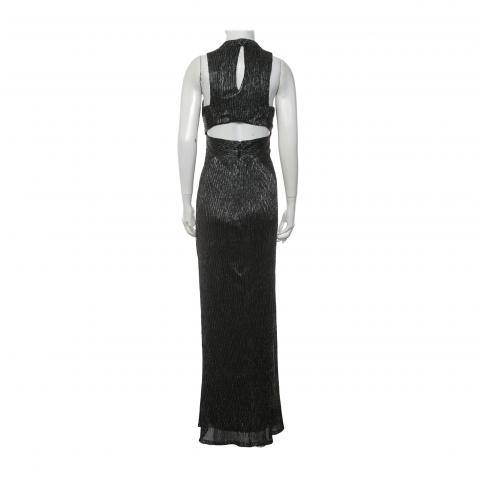 Sell BCBG Maxazria BCBGeneration Metallic Sleeveless Long Dress - Black/Silver  | HuntStreet.com