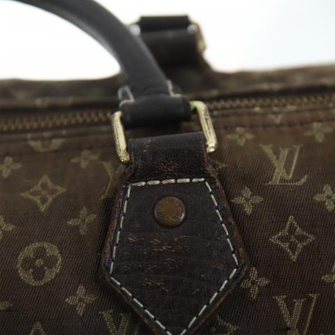 Louis Vuitton Mini Lin Speedy 30 - Brown Handle Bags, Handbags - LOU240072