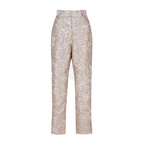 velvet-sparkle flared trousers, Alice McCall