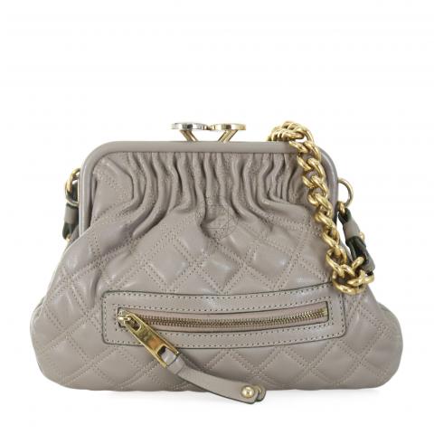 Sell Marc Jacobs Quilted Little Stam Bag Brown Grey HuntStreet